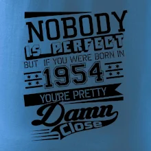 Nobody is perfect - 1954