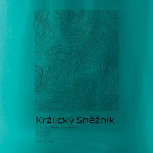 Králický Sněžník - vrstevnice v obdélníku