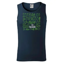 Jsem vegetarián - zelenina ve čtverci