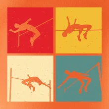 Skok do výšky vintage