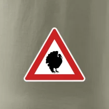 Dopravní značka - krocan