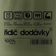 Čárový kód - řidič dodávky