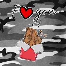 I love you and chocolate