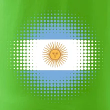 Argentina vlajka tečkovaná