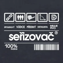 Čárový kód - seřizovač