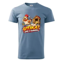 Útěk slepice z kurníku