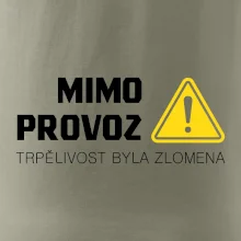 Mimo provoz - trpělivost byla zlomena