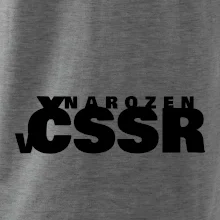 Nápis - Narozen v ČSSR