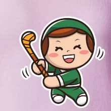 Ikona pozemní hokej holka