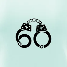 Narozeninové tričko pro policajta - pouta 60