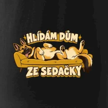 Hlídám dům ze sedačky - vlčák