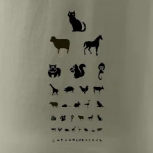 Oční test zvířatka