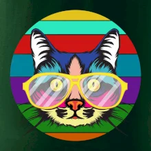 Kočka při barevném západu