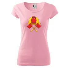 Hasičská helma a sekera