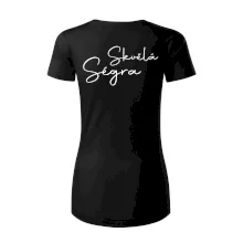 Skvělá ségra - nápis na zádech