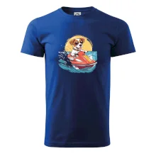 Jack russell teriér na vodním skútru