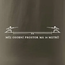 Můj osobní prostor má 14 metrů