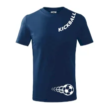 Kickball nápis šikmo