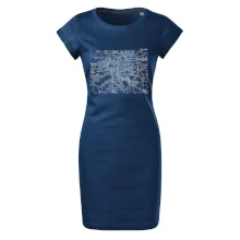 Mapy měst černobílé Praha