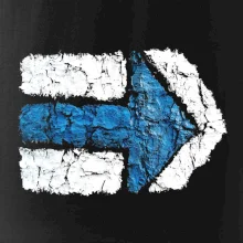 Párová turistická značka modrá