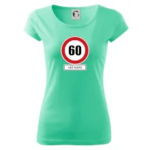 Dopravní značka - rychlost 60 - váš nápis