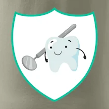 Zoubek na prsu - zrcátko