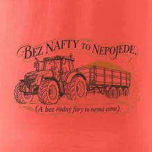 Bez nafty to nepojede traktor s vlekem