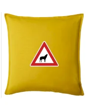 Dopravní značka - Pozor vlk