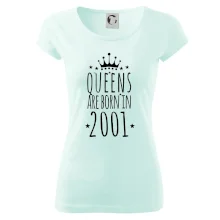 Queens are born in 2001