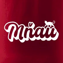 Mňau nápis
