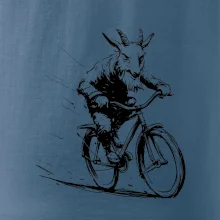 Drsný kozel na kole