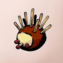 Kaštanový ježeček