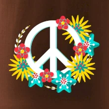 Peace symbol abstraktní