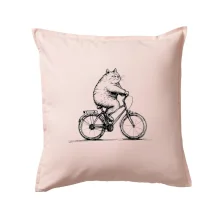 Tlustá kočka  na kole