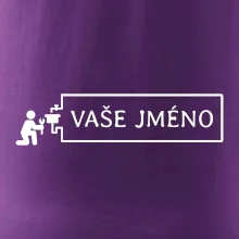 Instalatér - jméno v rámečku