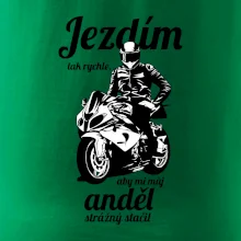 Silniční motorka - jezdím tak rychle, aby mi můj anděl strážný stačil