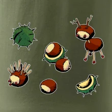 Kaštanová zvířátka - obdelník