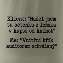 Klient a vnitřní auditorský křik