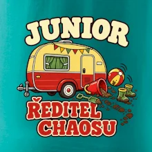 Junior ředitel chaosu dětský rodinný karavan