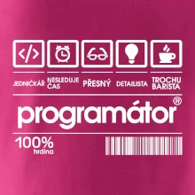 Čárový kód - programátor