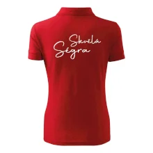 Skvělá ségra - nápis na zádech