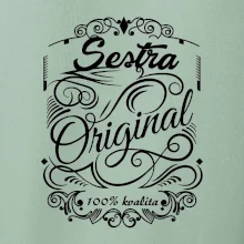 Vintage nejlepší sestra 100% kvalita