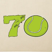 Tenis kulaté narozeniny 70