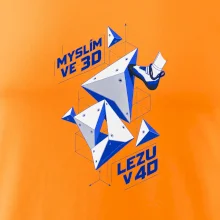 Bouldering myslím ve 3d lezu v 4d