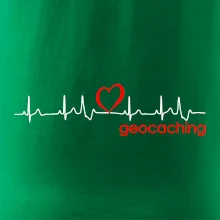 Moje srdce bije pro Geocaching -text