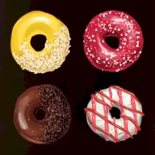 4 donuty