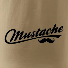 Mustache - nápis