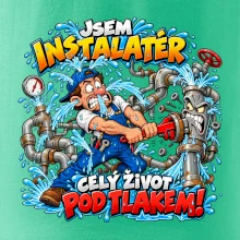 Instalatér celý život pod tlakem komiks