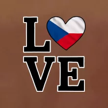 Love Česká vlajka