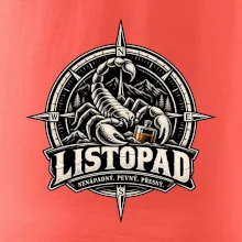 Listopadový štír v kompasu s whisky